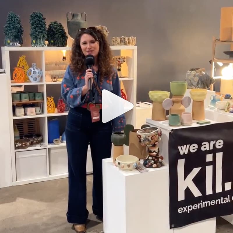 Video featuring Bernie Aldrett Fleming of Kilnit Experimental Ceramics Studio.